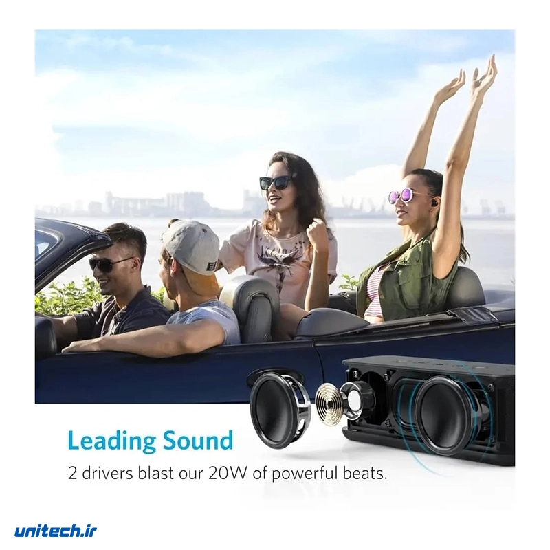 اسپیکر بلوتوثی قابل حمل انکر مدل SoundCore Boost 4